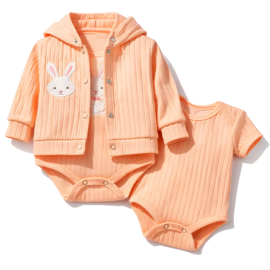 Breskva Zeka Komplet Sa Dva Bodija Za Više Kombinacija!